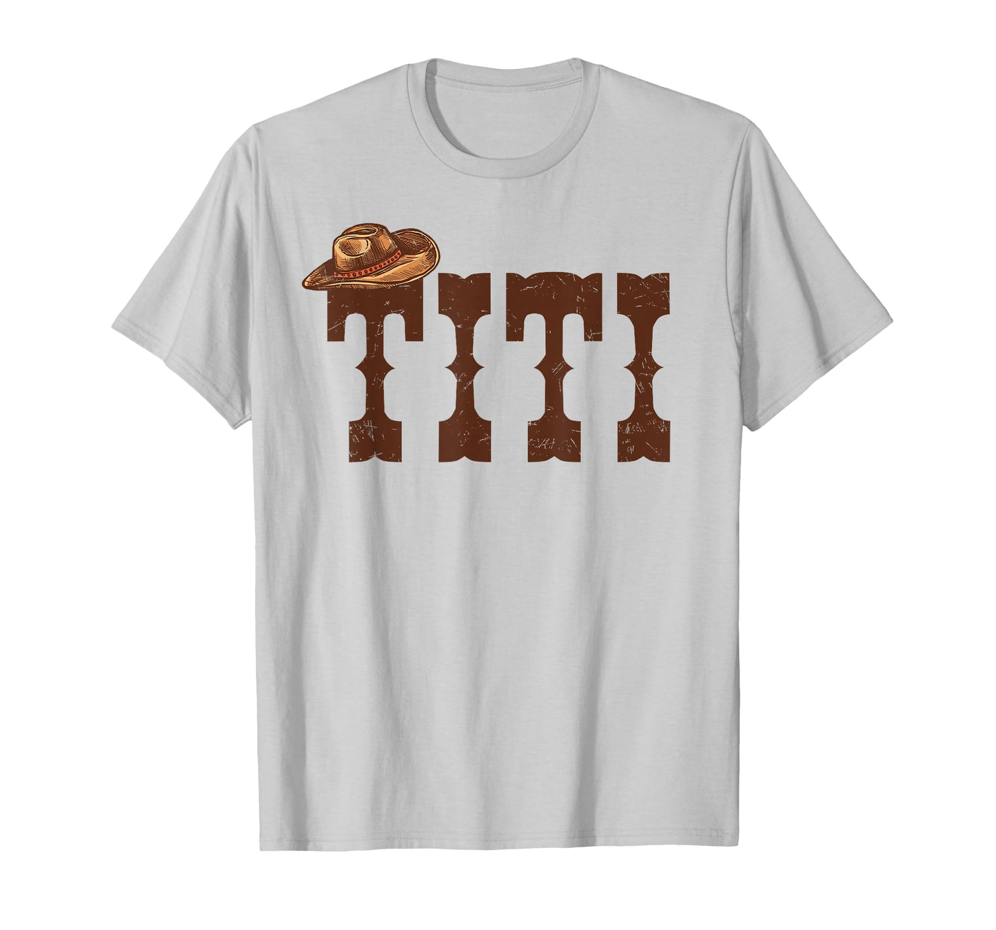 Titi Aunt Western Family Matching Birthday Cowboy Cowgirl T-Shirt