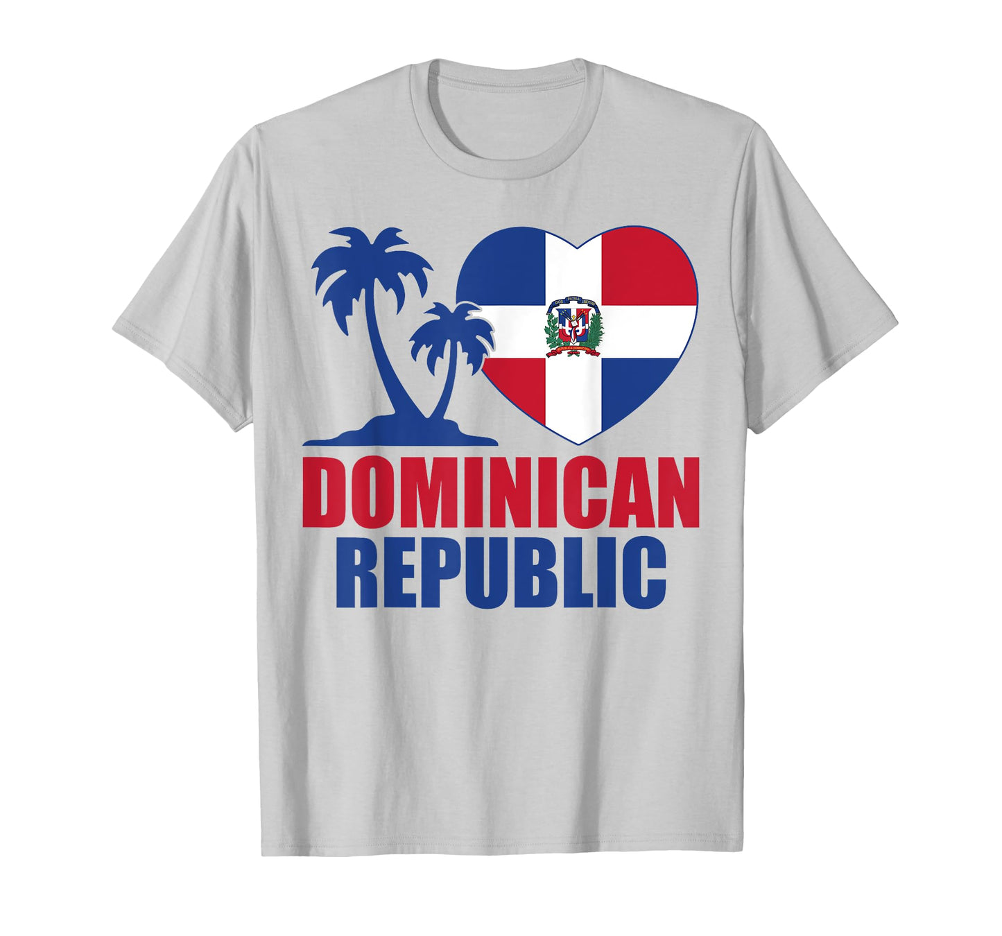 Dominican Republic Flag Independence Men Women Kids I Love T-Shirt