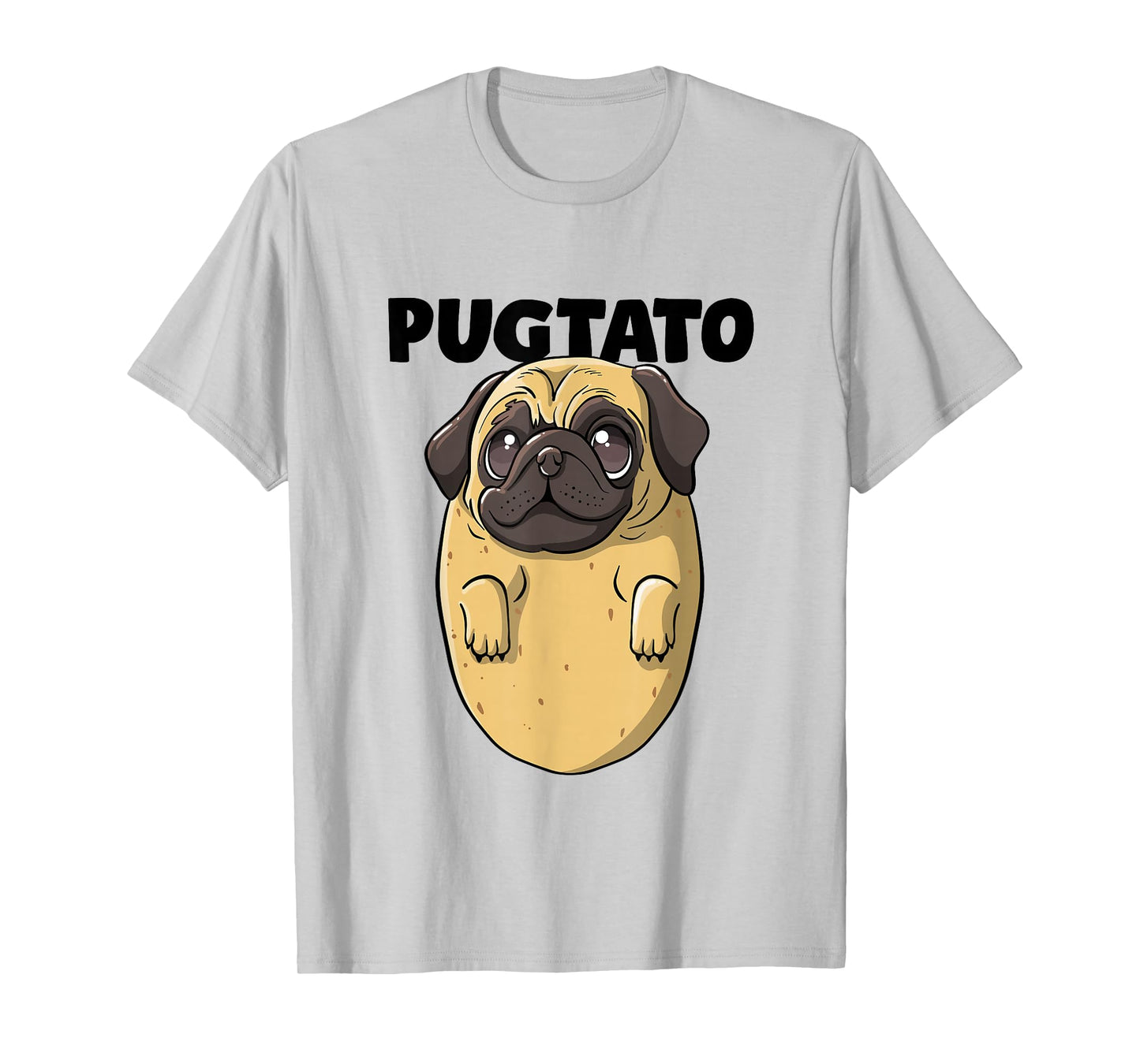 Pugtato Pug Lover Pug Dogs Cute Pug Face Funny Pug Owner Pug T-Shirt