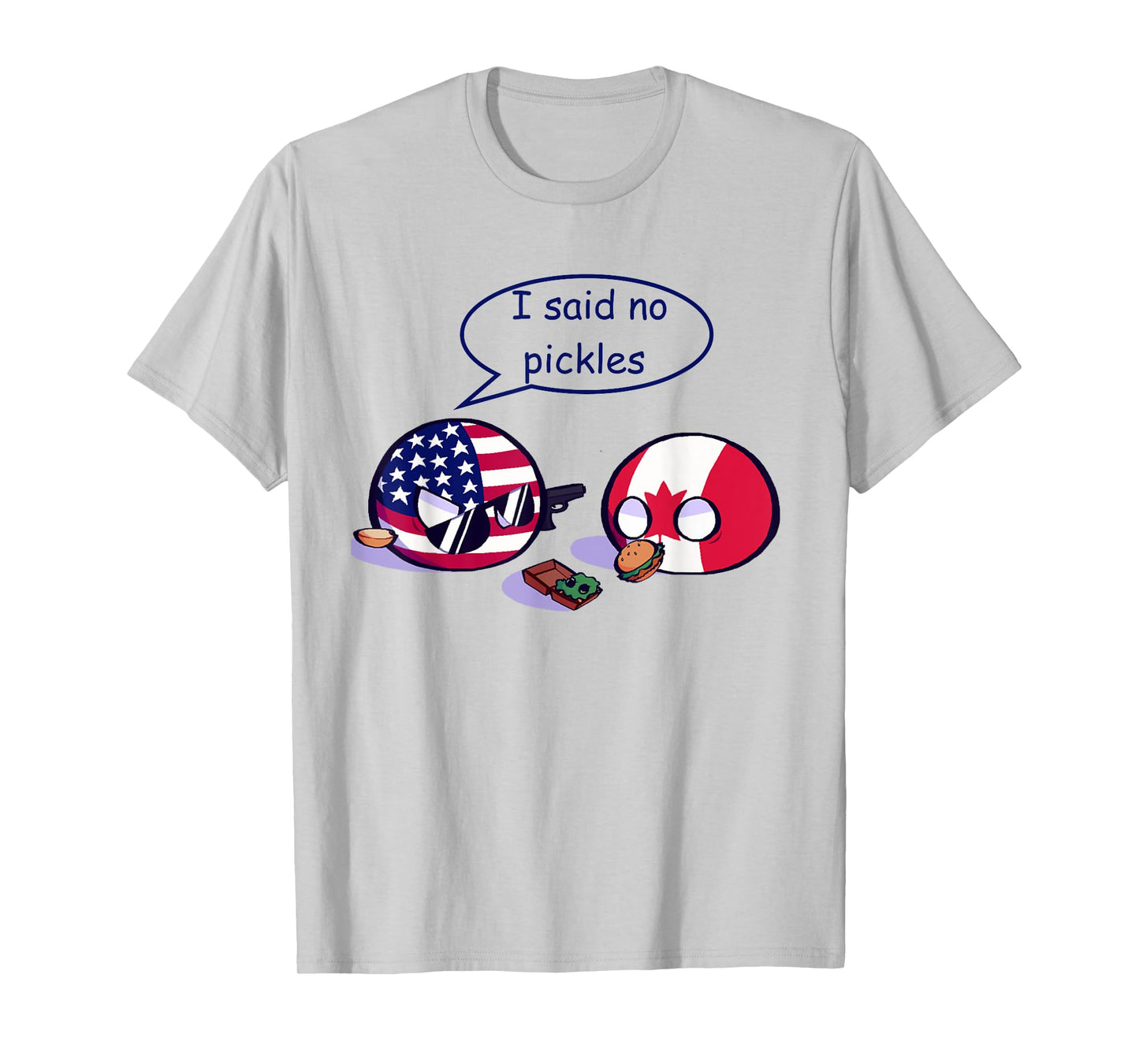 Countryballs Canada USA T-Shirt