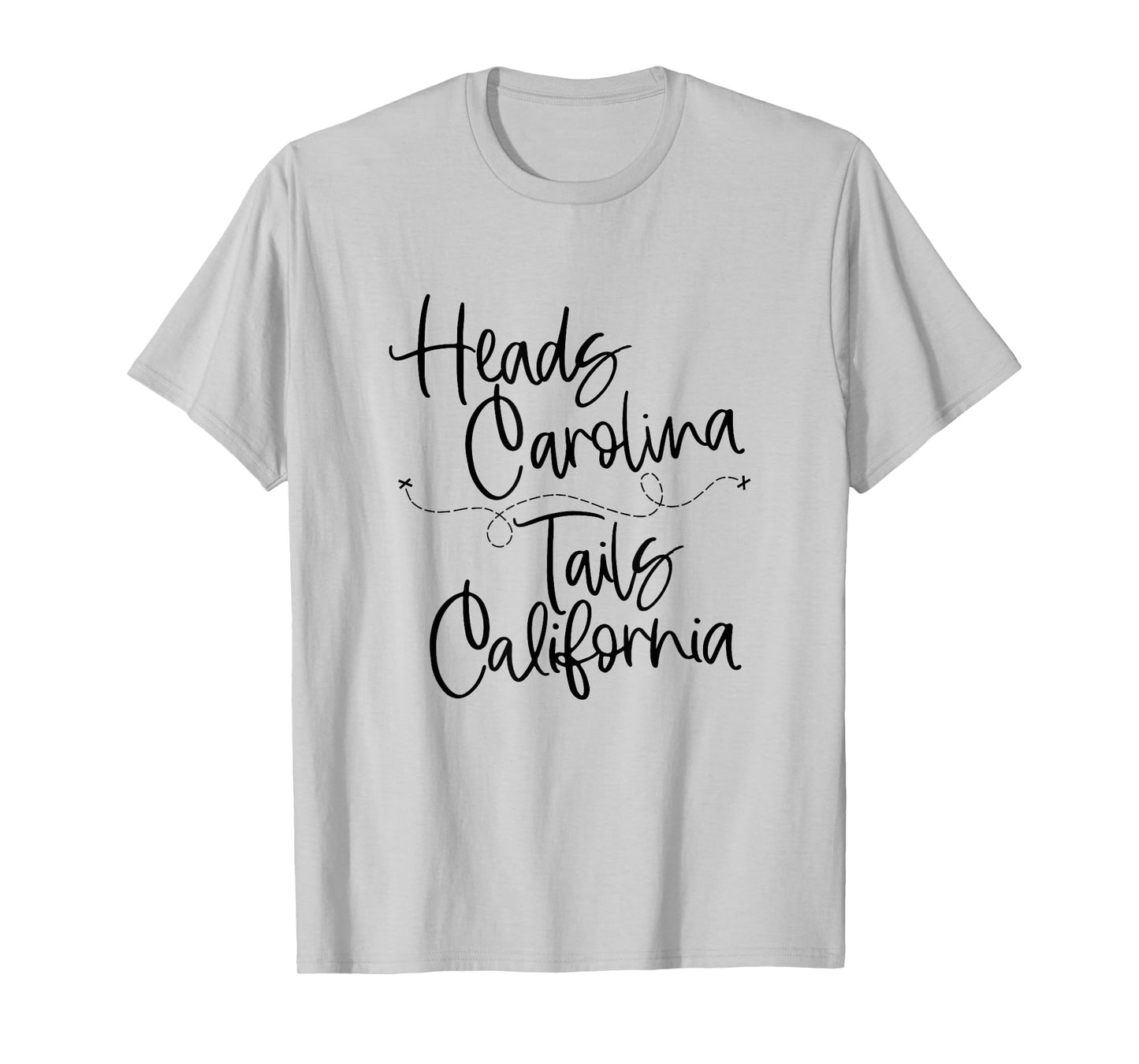 Heads Carolina Tails California 90's Country Design T-Shirt