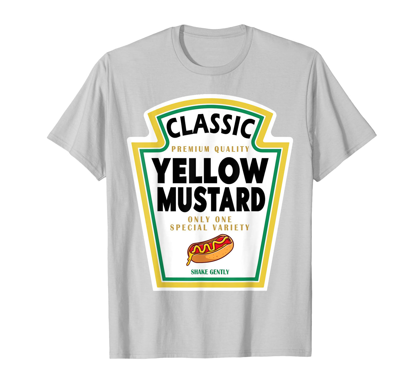 Yellow Mustard DIY Halloween Costume Matching Group Mustard T-Shirt