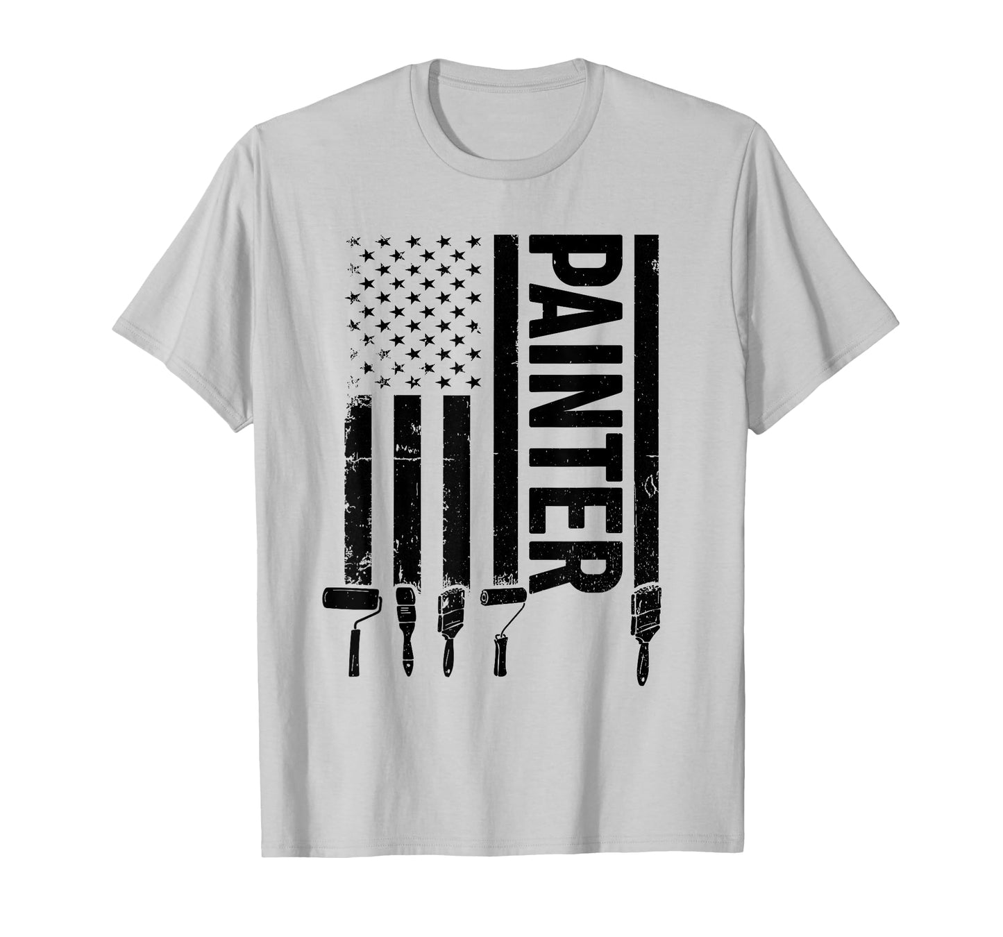Painter US Flag Painting US Flag Painter T-Shirt