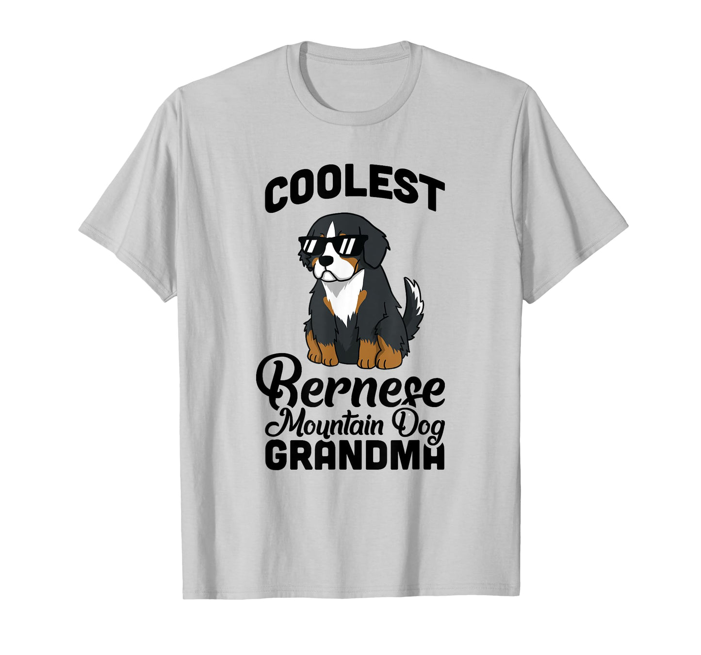 Coolest Bernese Mountain Dog Grandma Dog Men Women Girls Kids T-Shirt