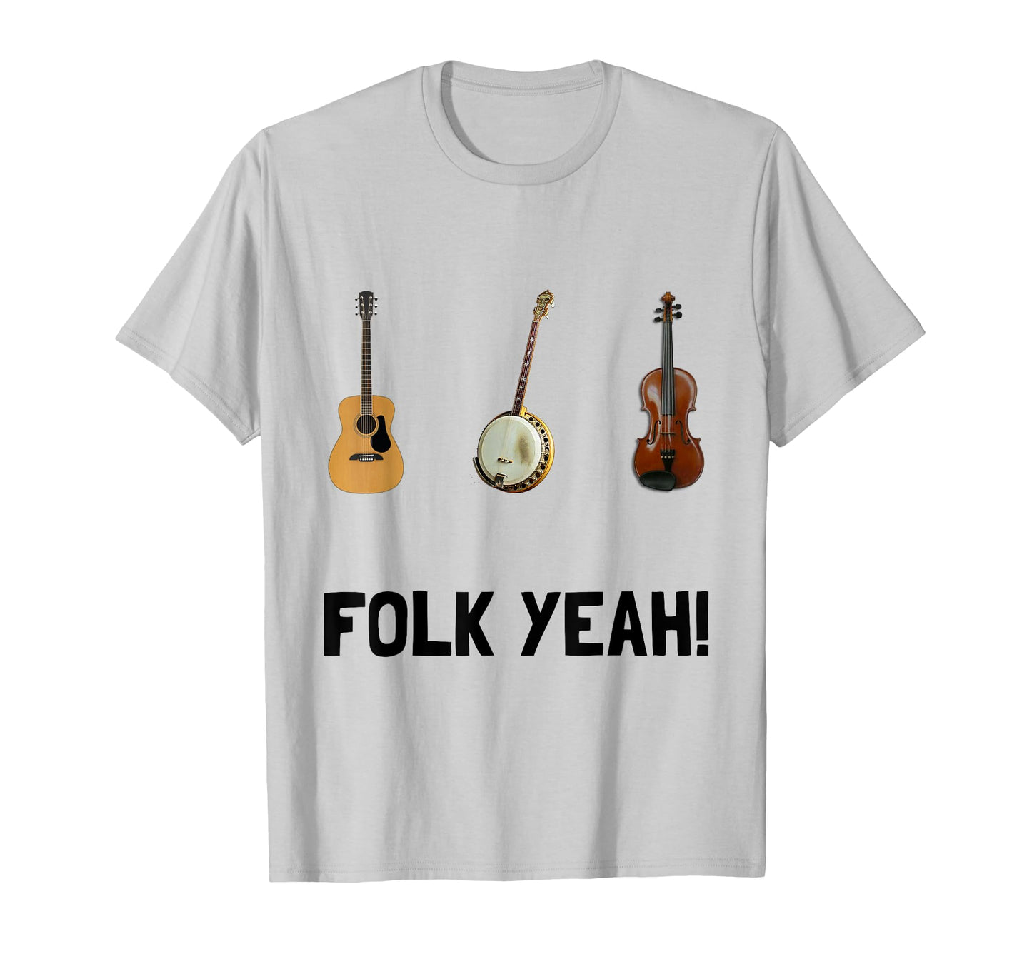 Folk Yeah Folk Music Fan Funny T-Shirt T-Shirt