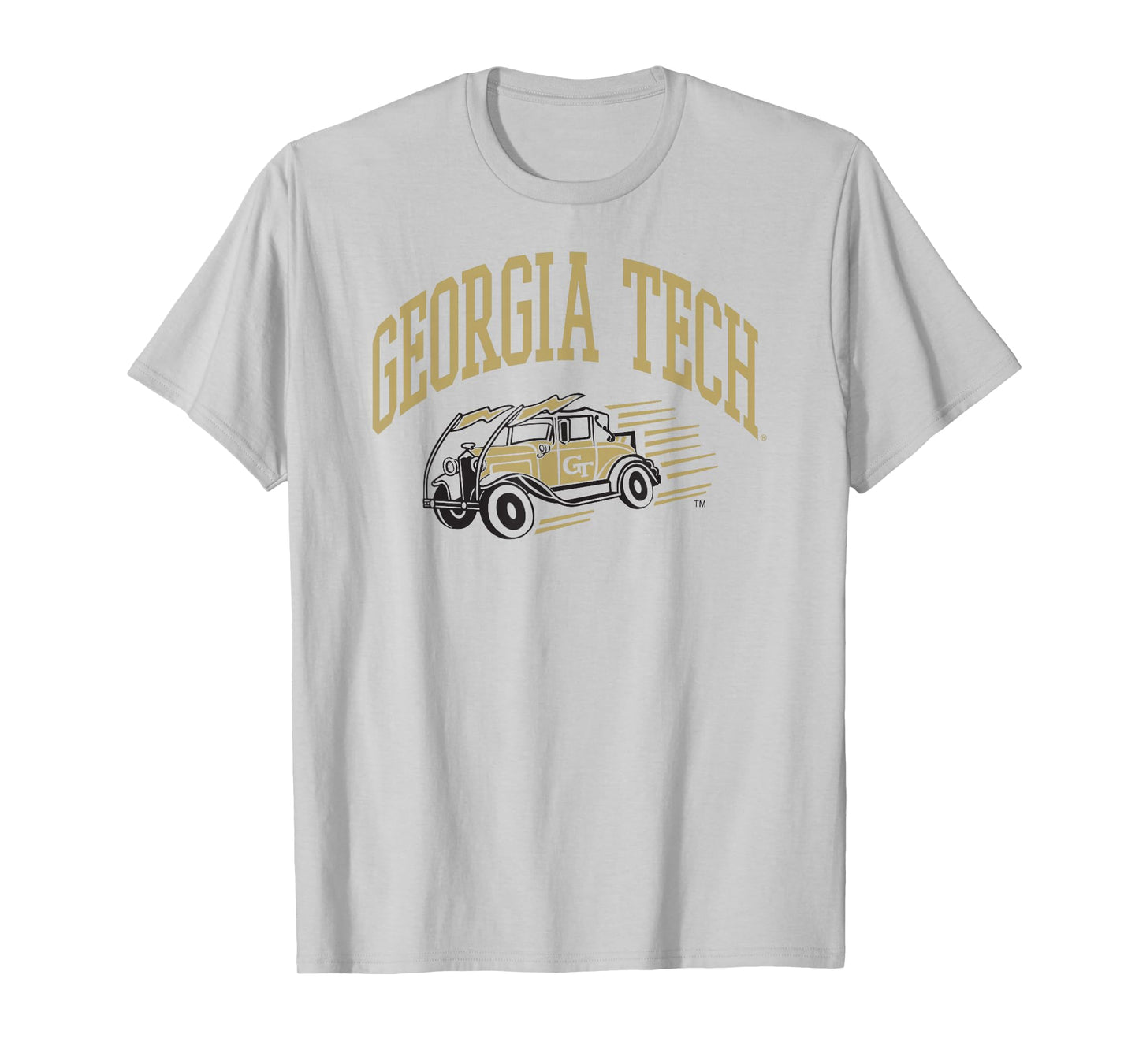 Georgia Tech Yellow Jackets Fan Car White T-Shirt