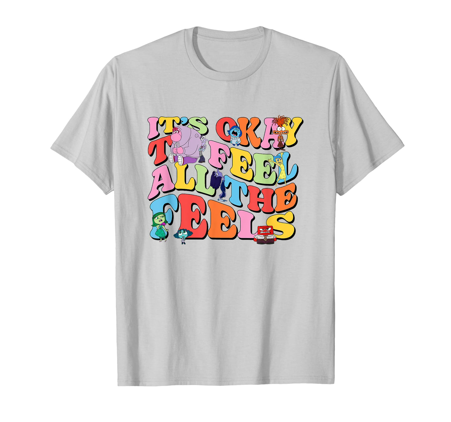 Disney Pixar Inside Out 2 It’s Okay To Feel All The Feels T-Shirt