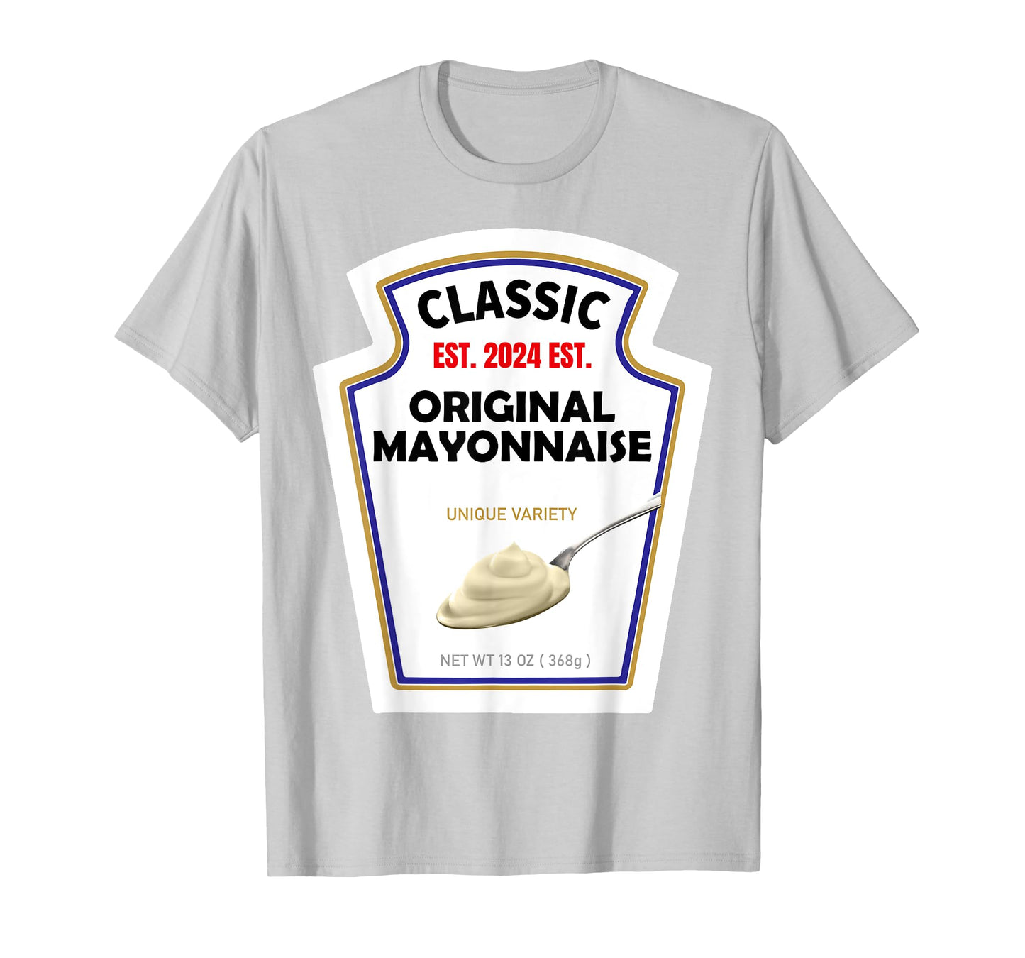 White Mayonnaise DIY Halloween Costume Couples & Group Mayo T-Shirt