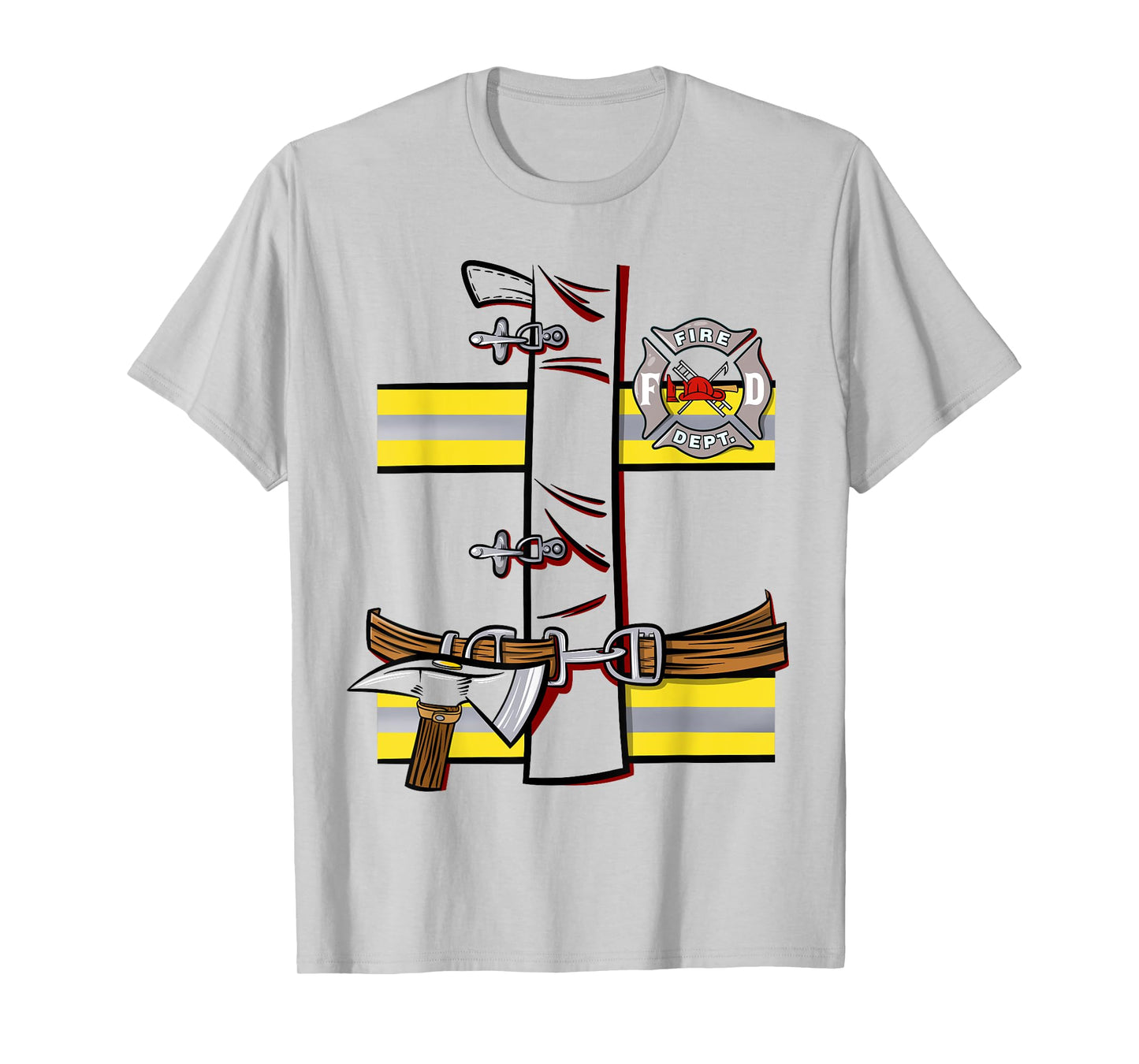Firefighter Costume Shirt for Halloween