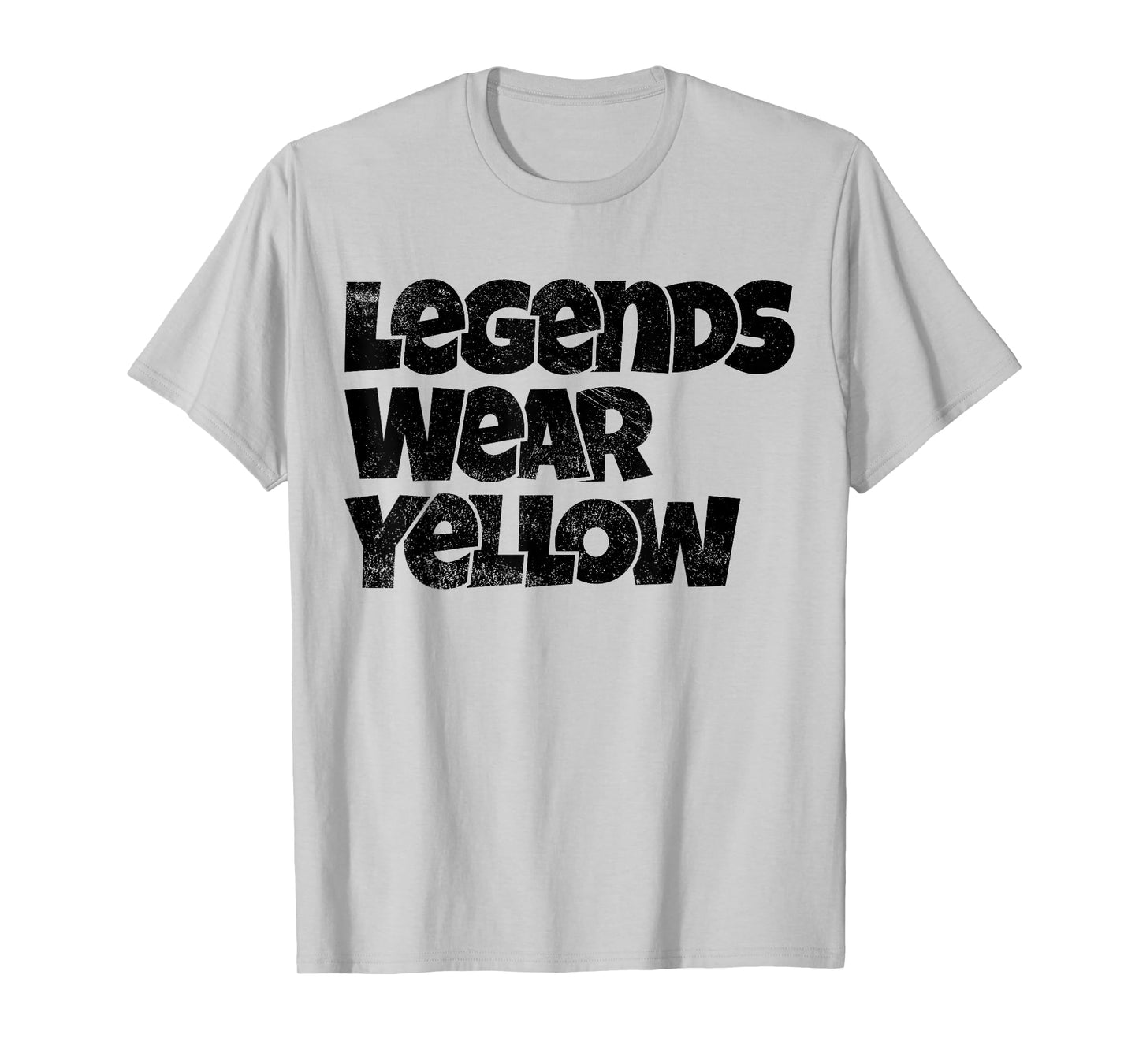 Funny Legends Wear Yellow Spirit Wear Team Game Color War T-Shirt