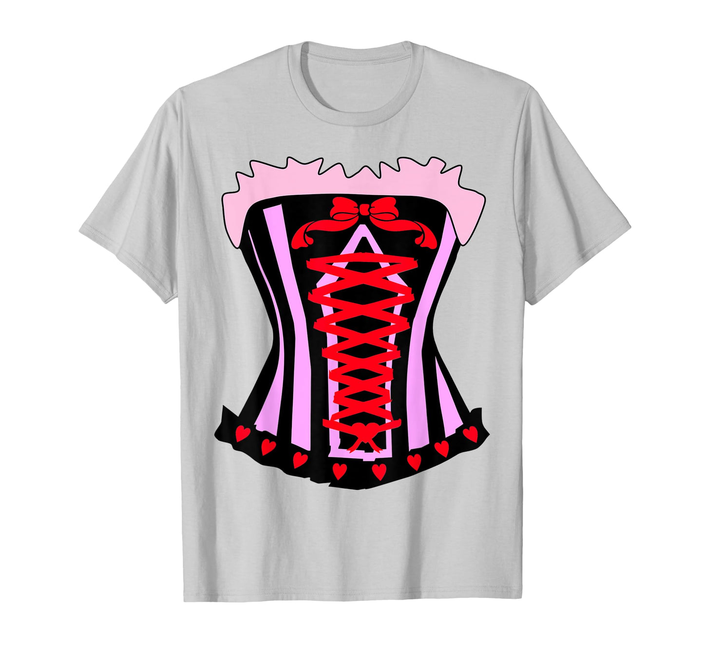 Saloon Girl Shirt Costume for Halloween Western Corset Tee T-Shirt