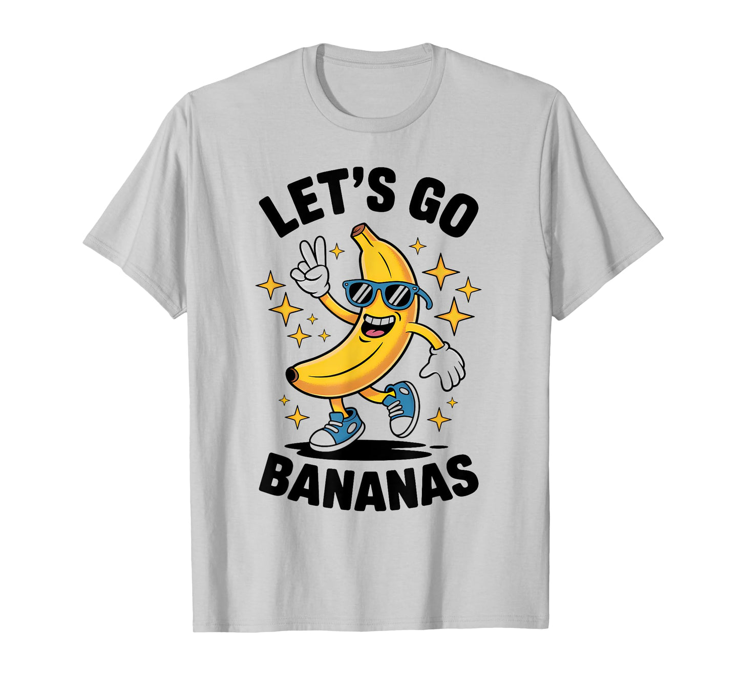 Let's Go Bananas Funny Banana Shirt Men Women Fruits Lover T-Shirt