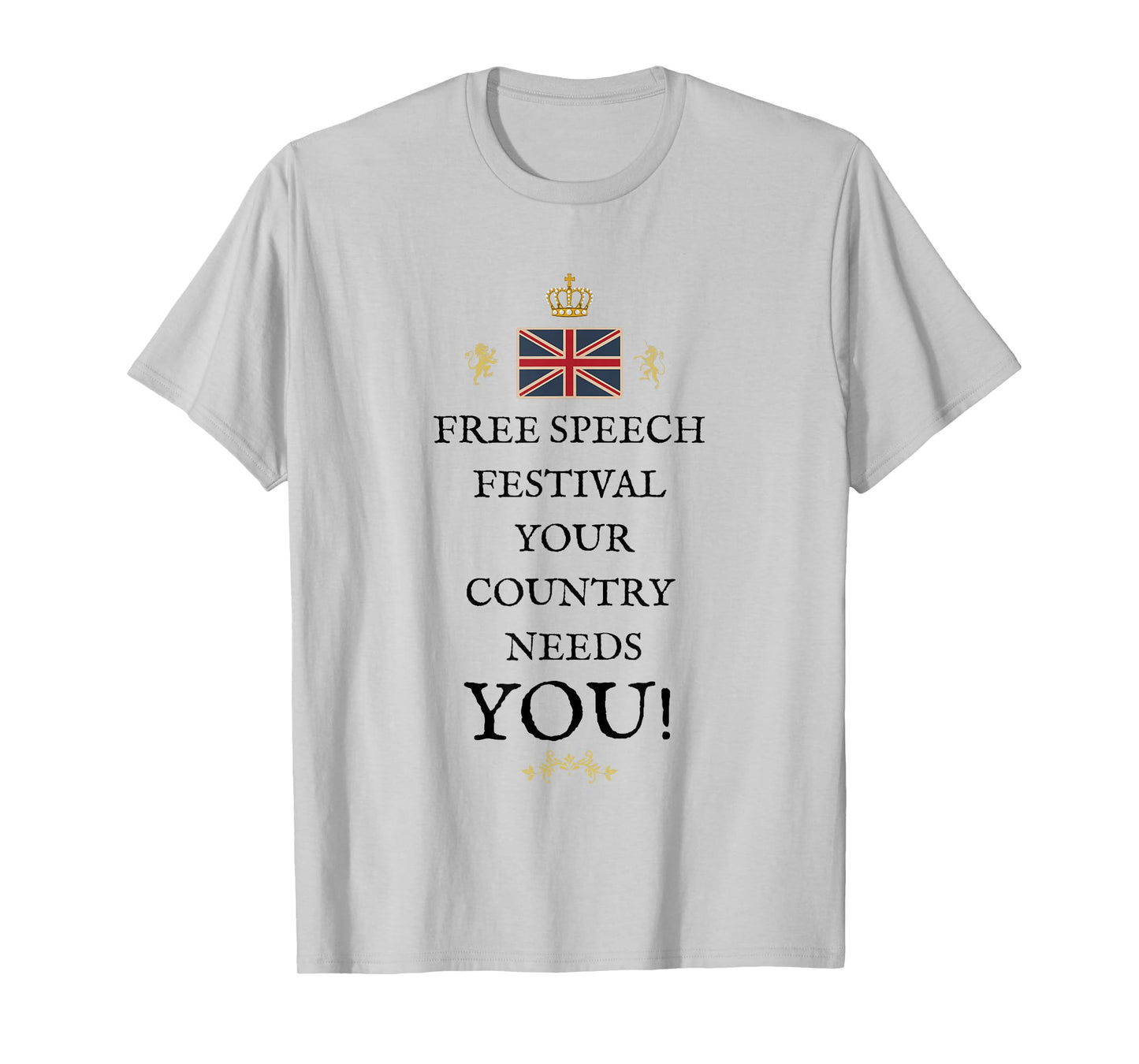 Patriotic Britain Proud Pride Supporters British Free Speech T-Shirt