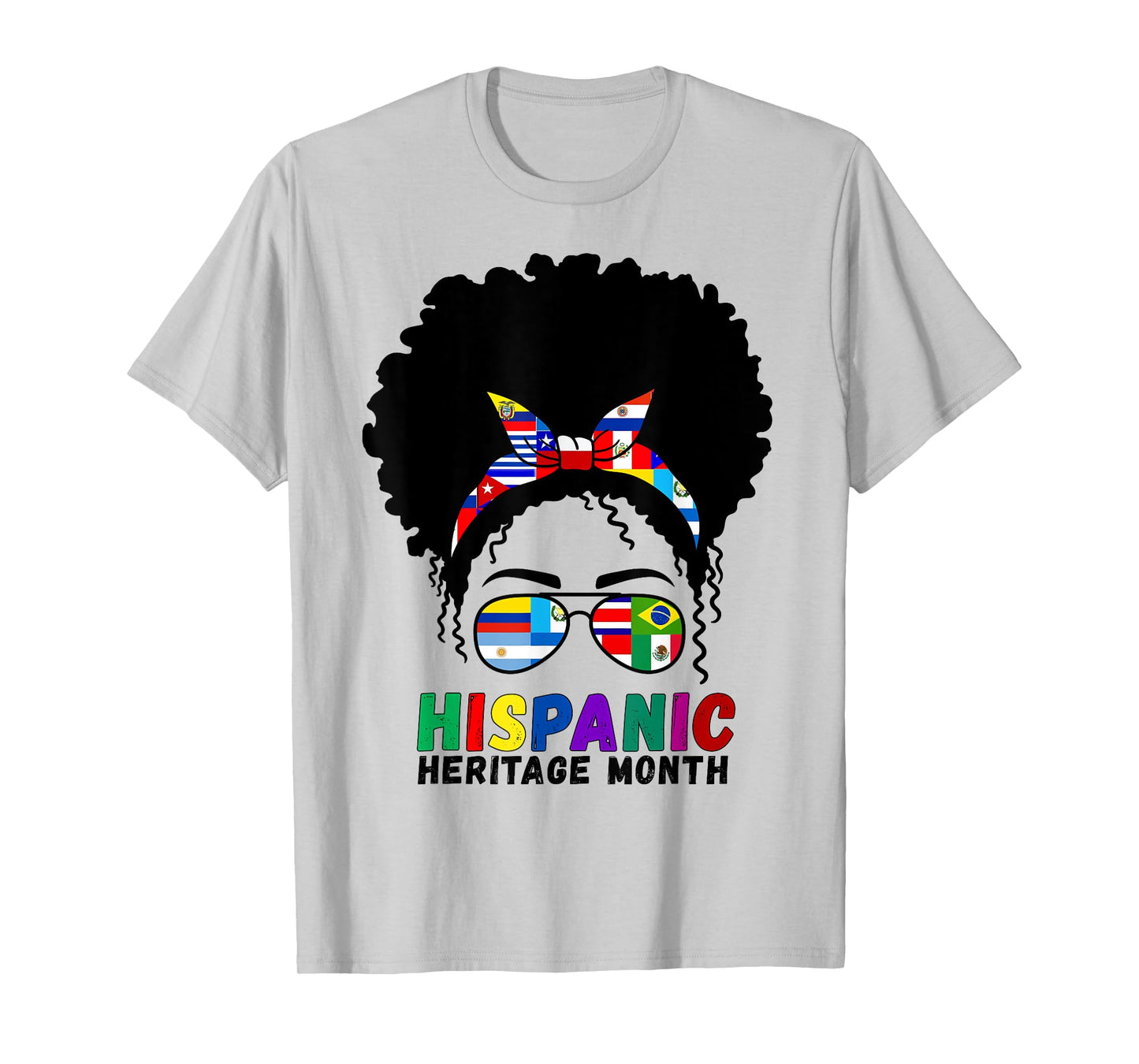 Hispanic Heritage Month Latino Country Flags Women T-Shirt
