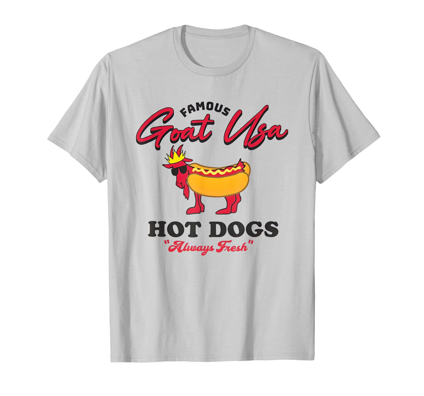 Famous Goat Usa Hot Dogs T-Shirt