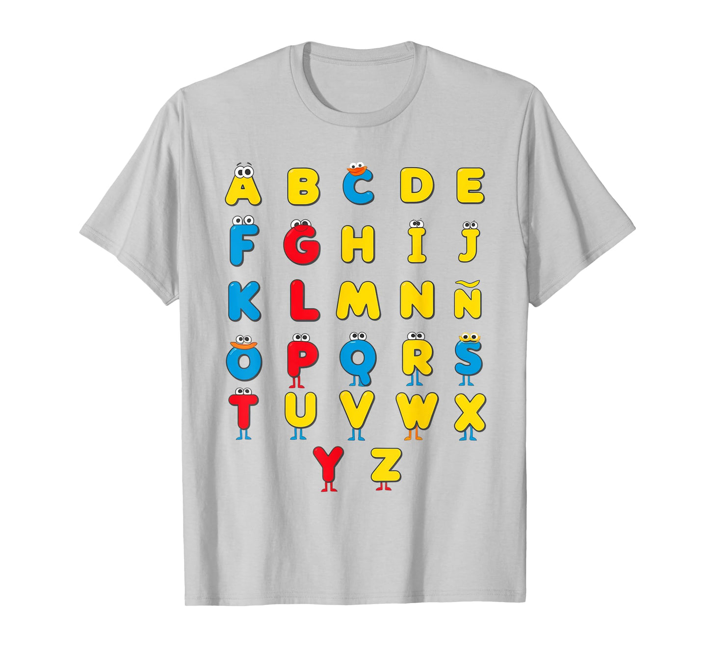 A to Z Funny Spanish Alphabet Children's T-Shirt T-Shirt