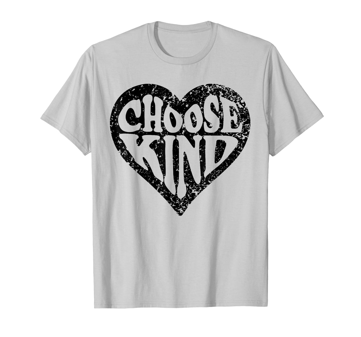 Choose Kind Distressed Heart Anti Bullying Unity Day T-Shirt T-Shirt