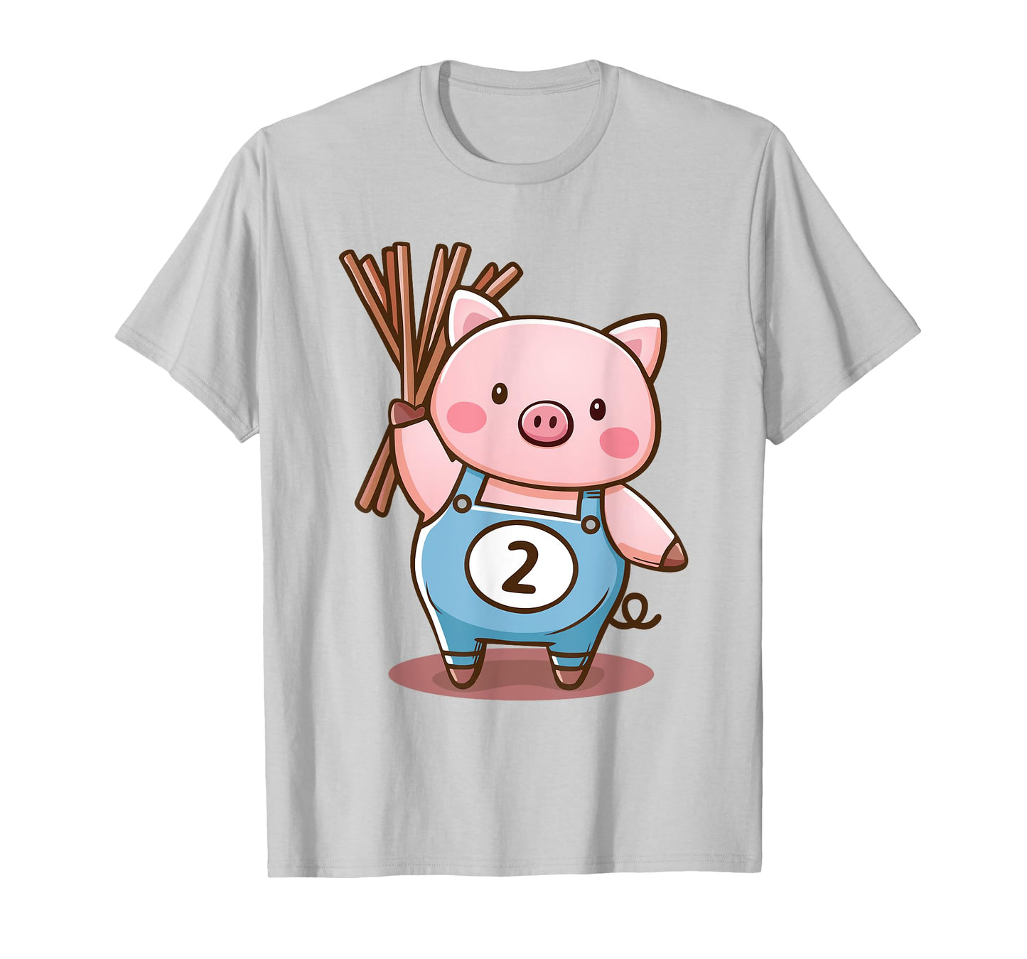 Three Little Pigs Pig 2 Costume Kids Adults T-Shirt