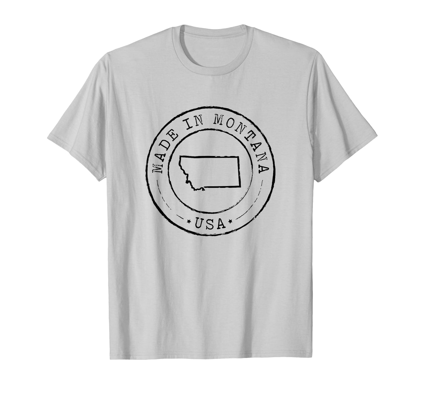 Made in Montana Shirt State Pride MT Vintage Tshirt Gift T-Shirt