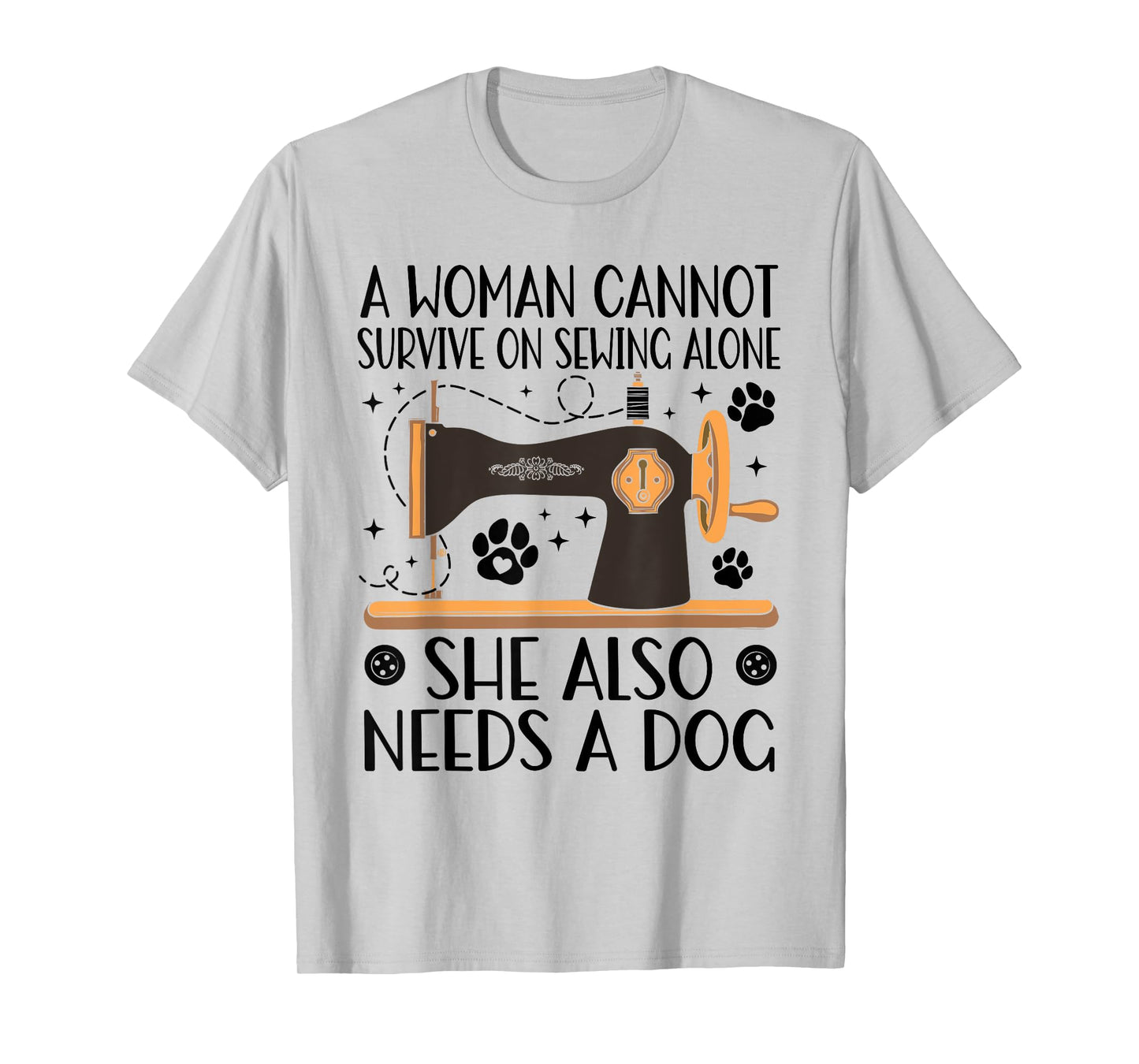 Funny Sewing Dog Lover Quilting Fabric Tailor Sewer Quilter T-Shirt for Men Women Kids