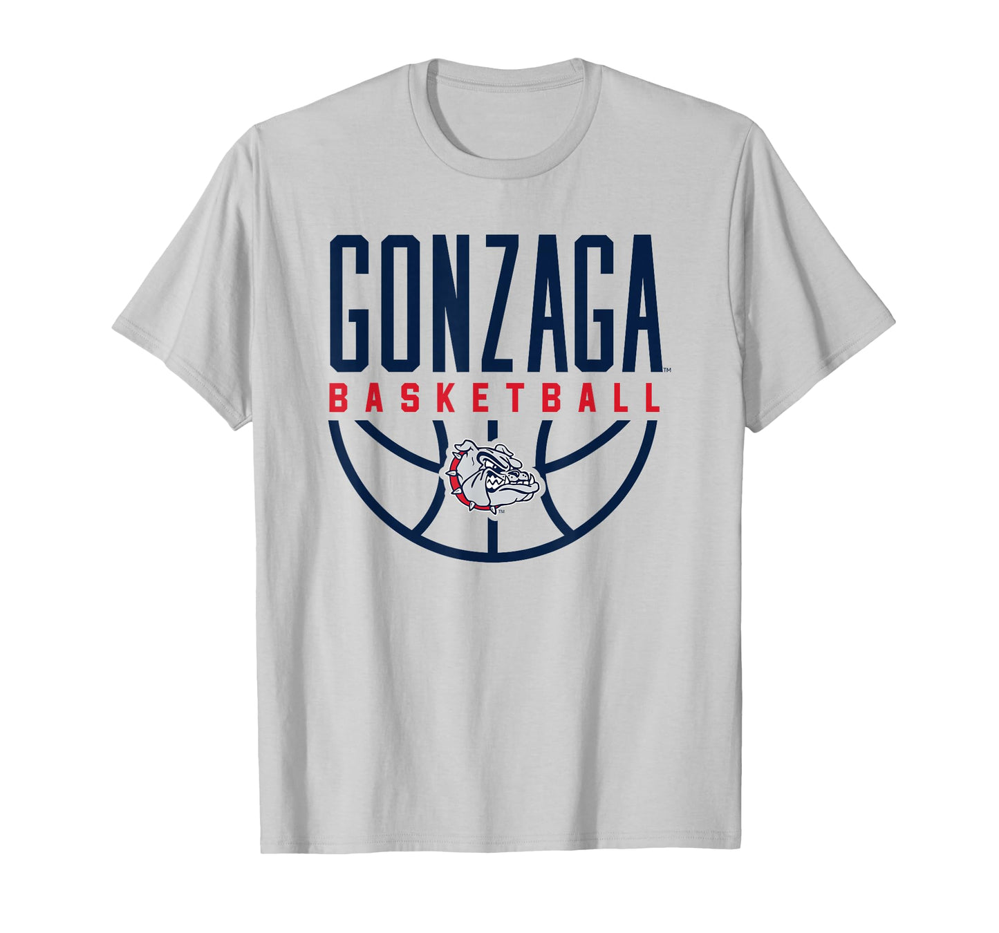 Gonzaga University Bulldogs Basketball Arch T-Shirt