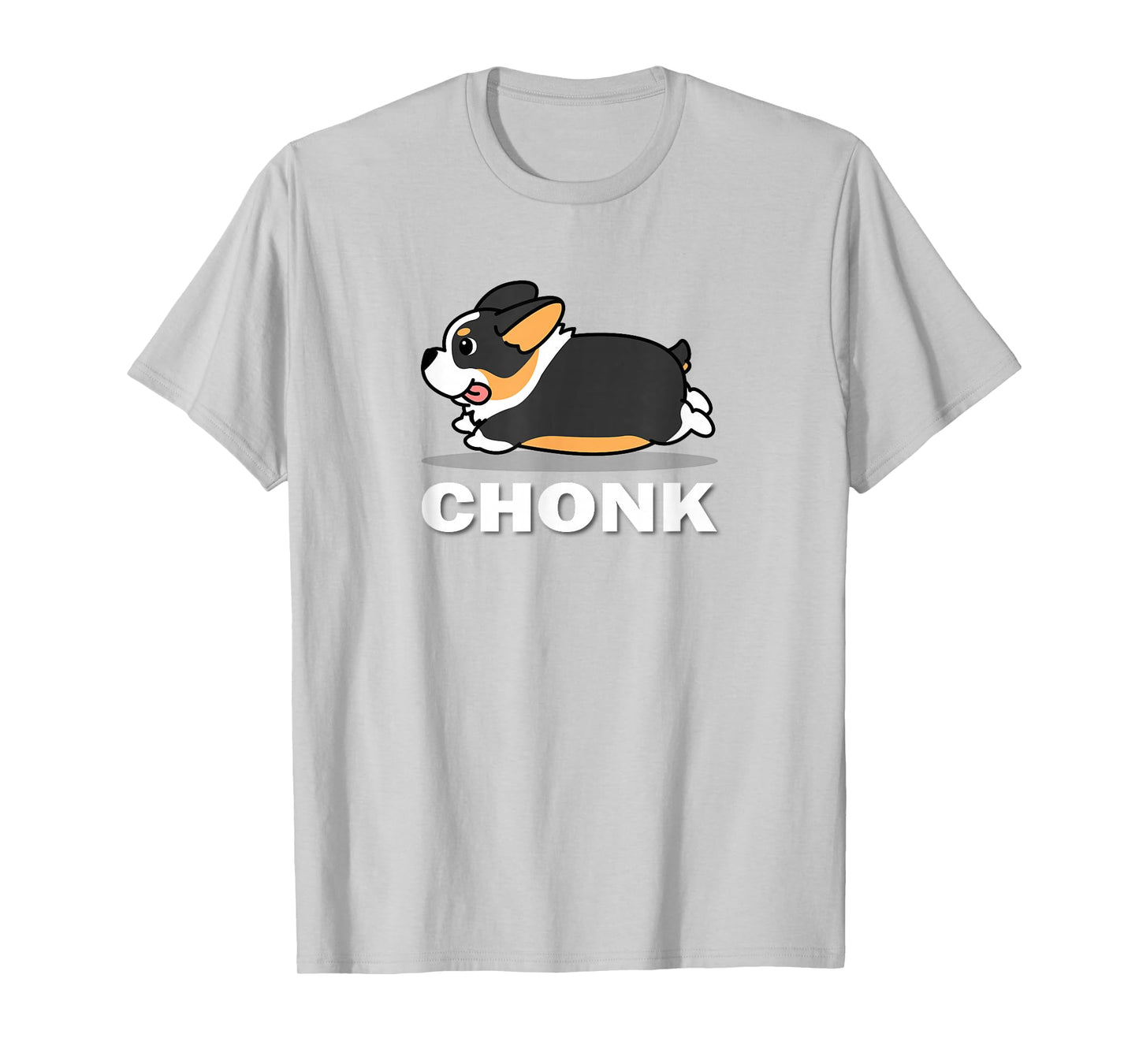 Funny Kids Kawaii Fat Chonk Black Tricolor Corgi Dog Lover T-Shirt