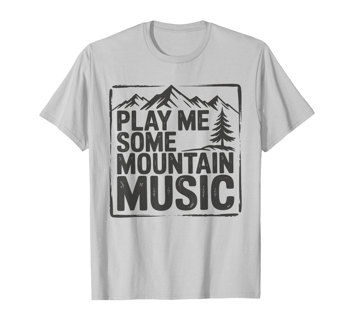 Play Me Some Mountain Music Retro Country Western T-Shirt