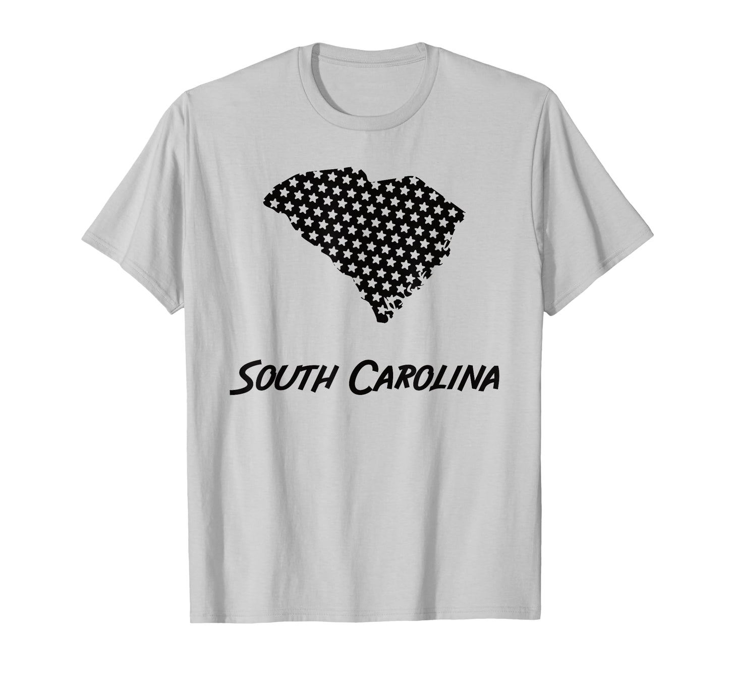 South Carolina USA State Outline Stars Vintage Retro Design T-Shirt