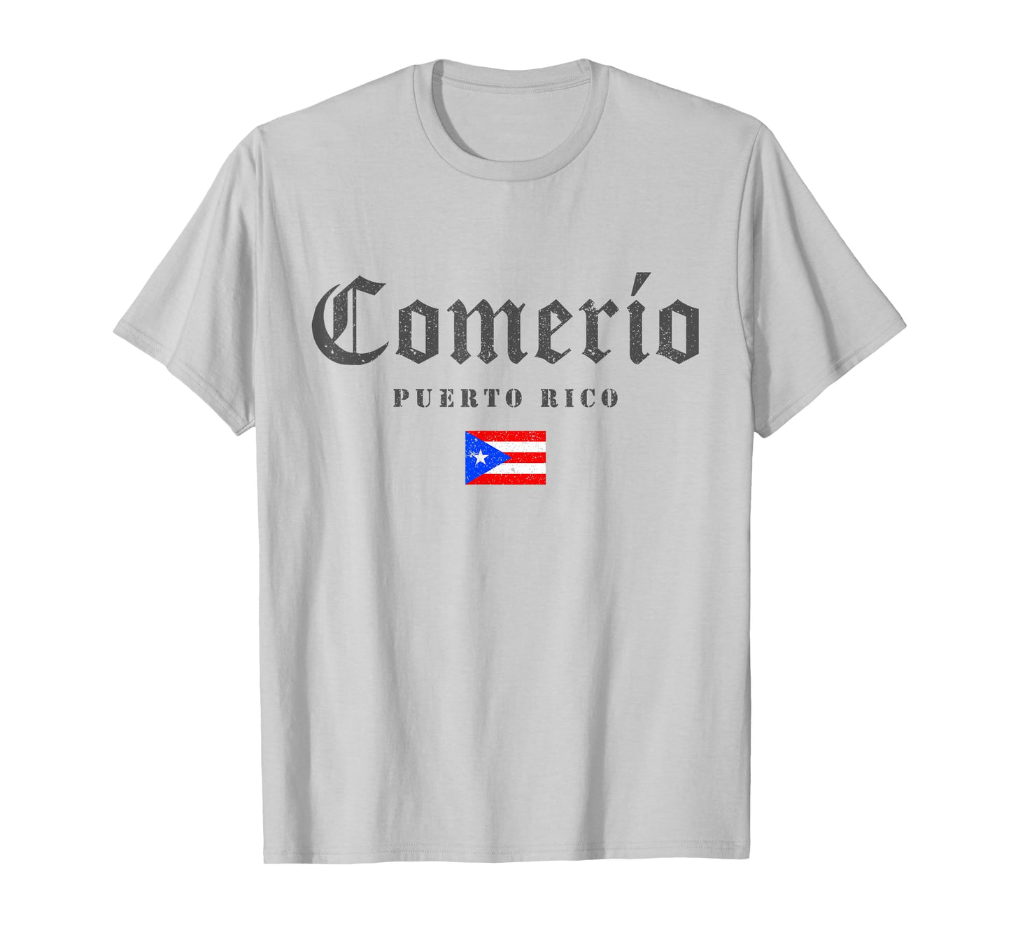 Vintage Comerío Puerto Rico Flag Pride Home Root Travel T-Shirt