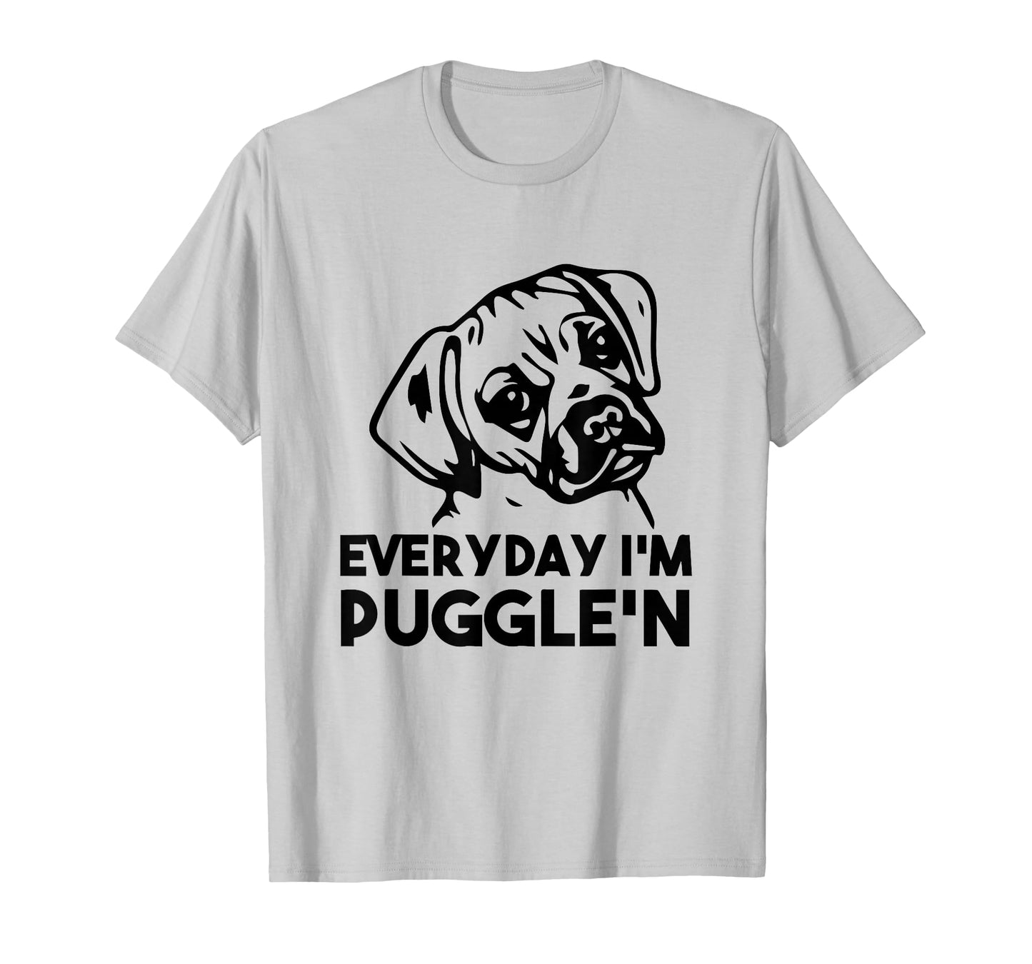 Pug Dog Mom Cute Pug Lover Puggle Mom Dad Puggle T-Shirt