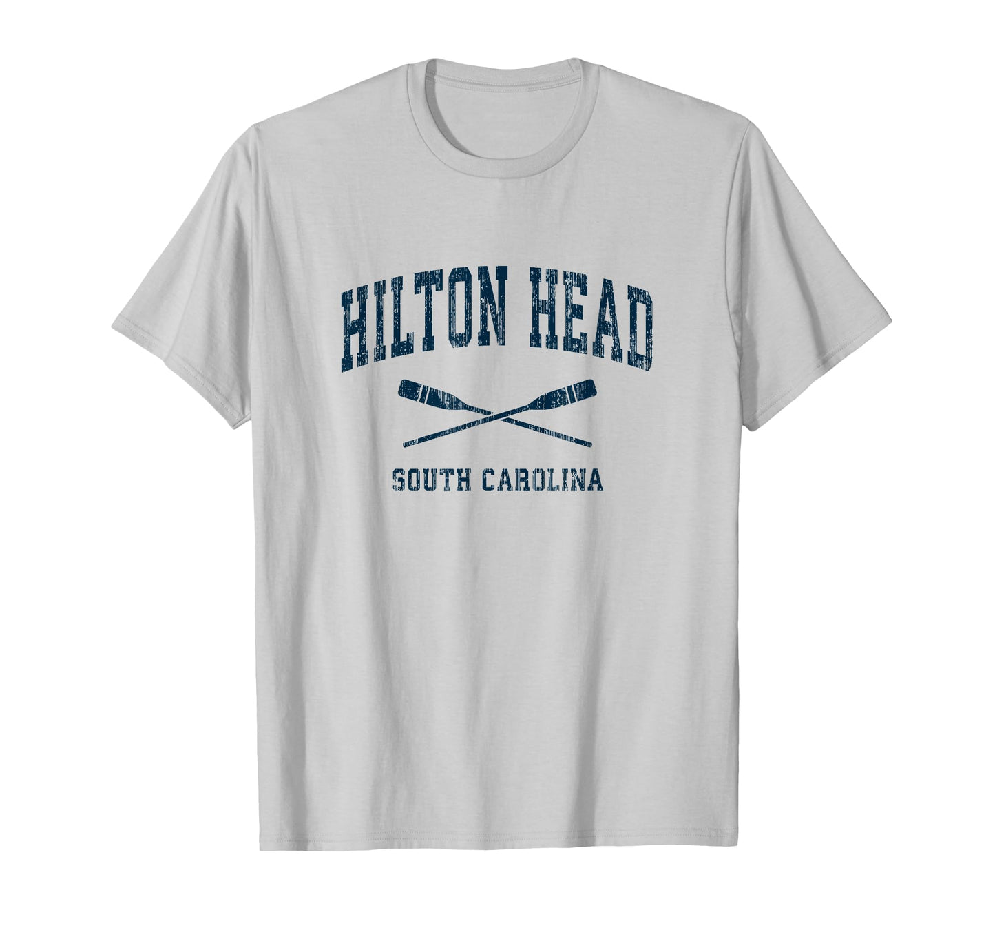 Hilton Head Island South Carolina Vintage Nautical Paddles S T-Shirt