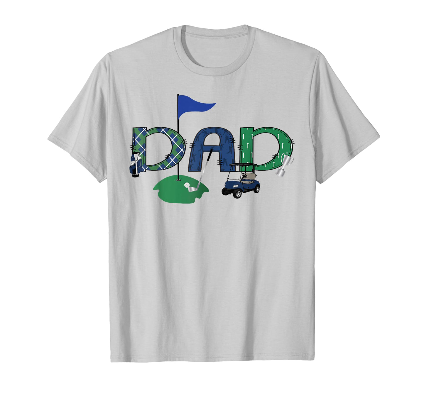 Golf Dad Hole In One Golf First Birthday Boy Party T-Shirt