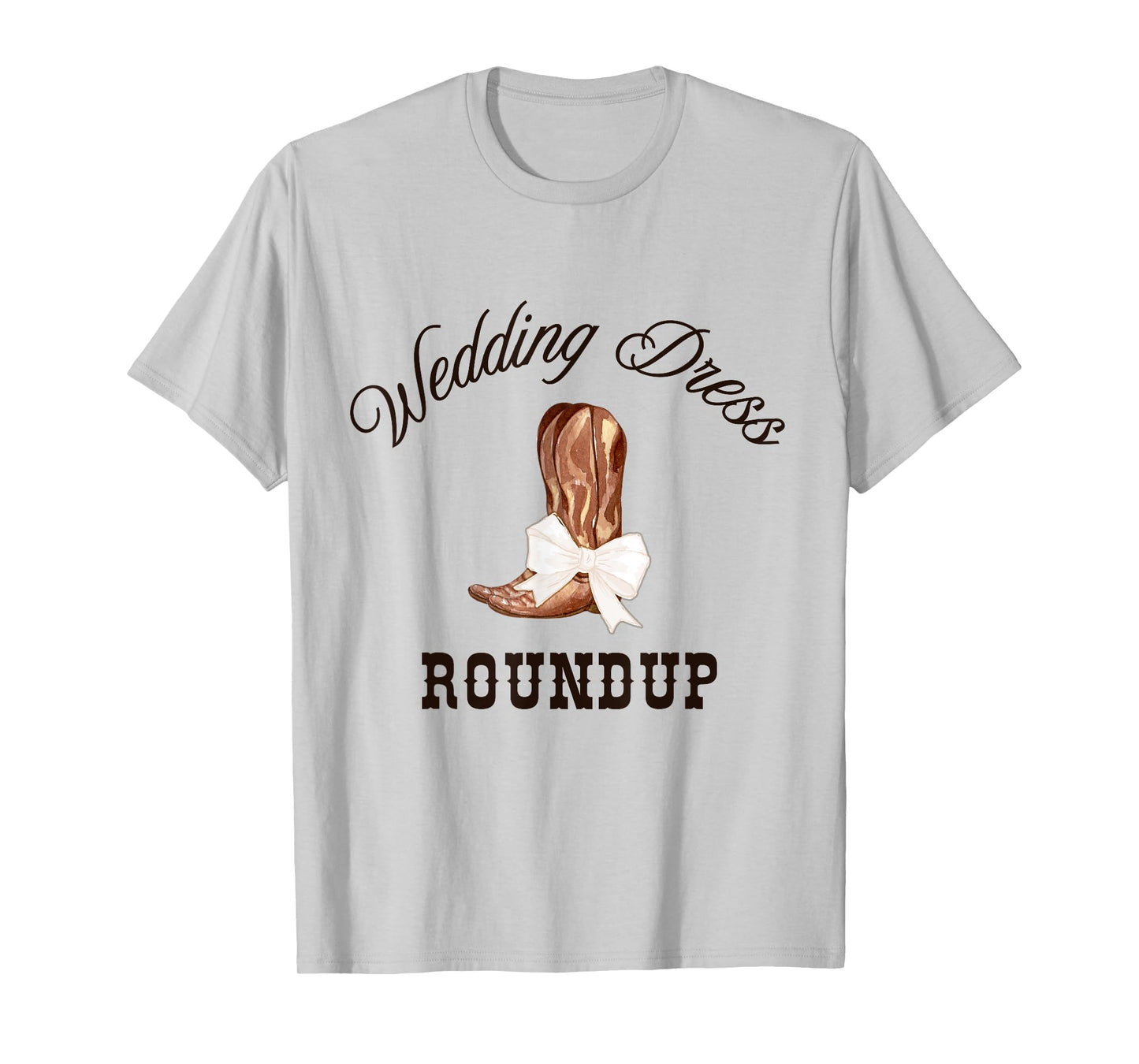 Country Western Wedding Dress Shopping Shirt Bridal Party T-Shirt