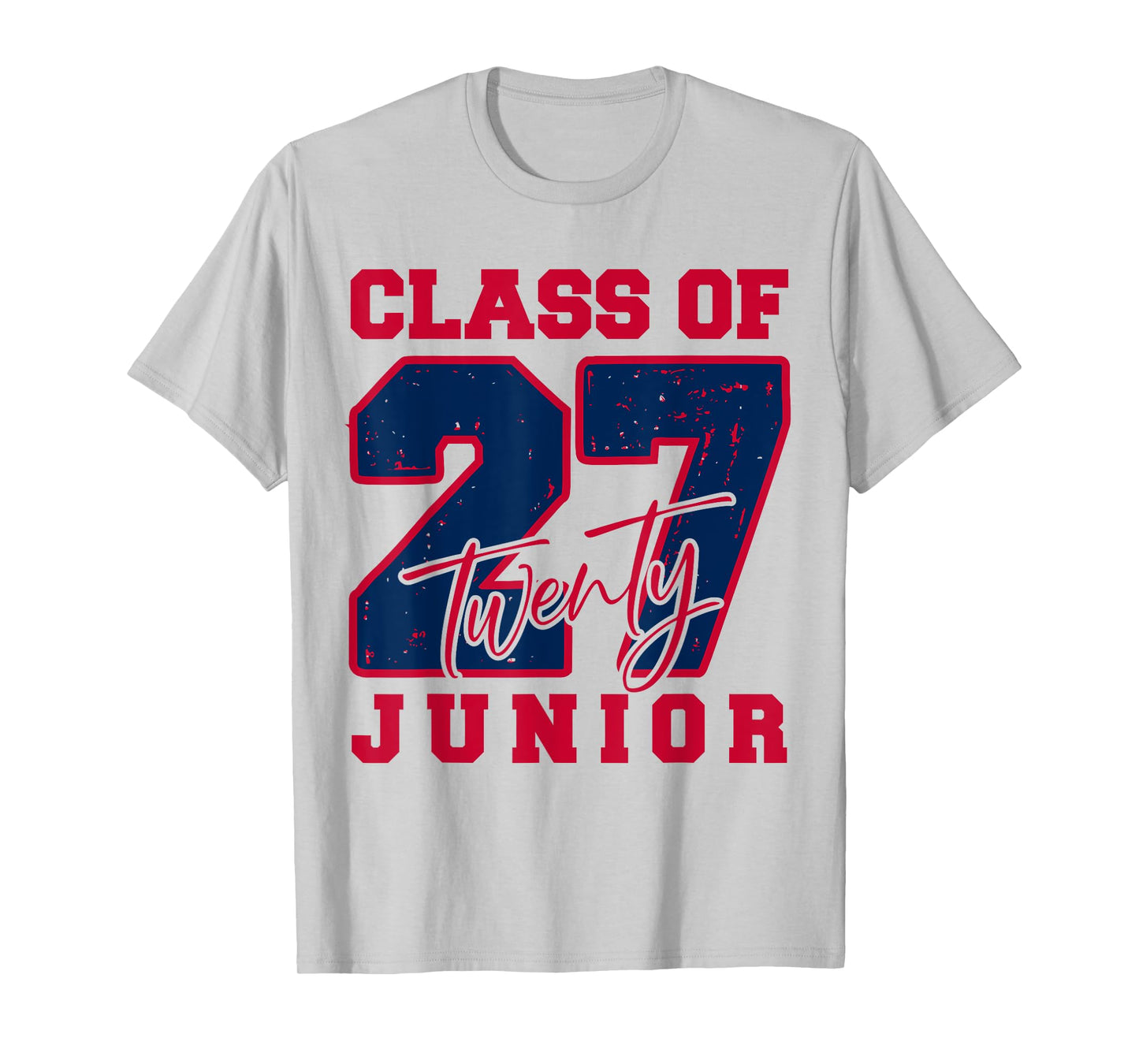 Patriotic Class of 2027 Junior Back-to-School 4th of July T-Shirt