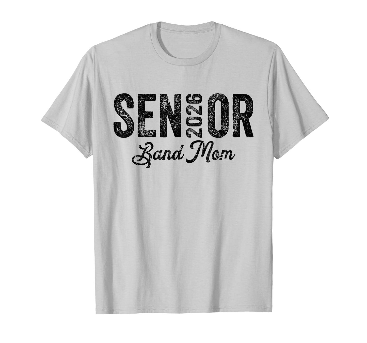 Retro Senior Band Mom 2026 Marching Band Mom Class of 2026 T-Shirt