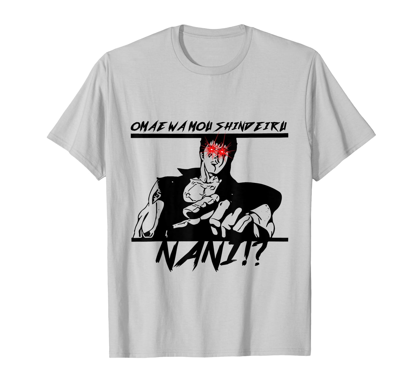 Omae Wa Mou Shindeiru Shirt Otaku Manga Anime Tee T-Shirt