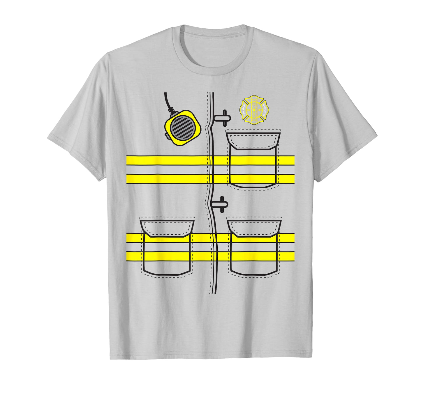 Firefighter Costume DIY Halloween Costume T-Shirt