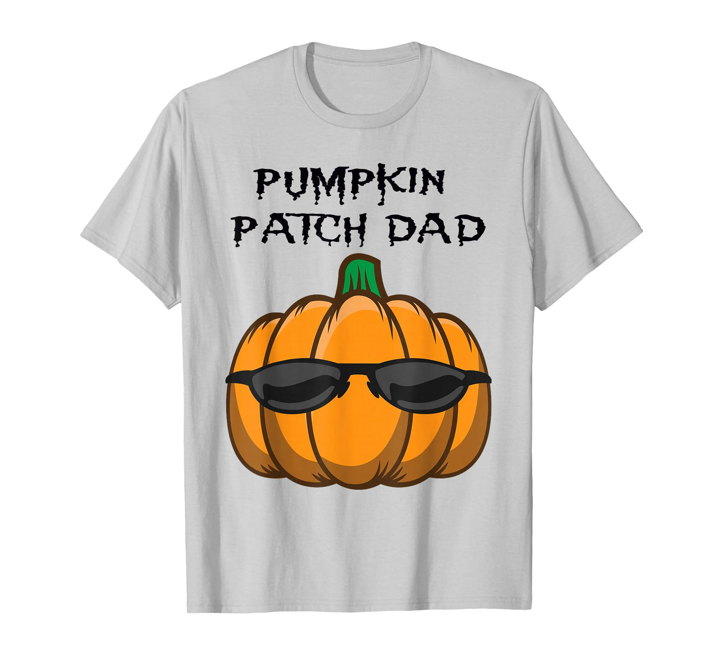 Pumpkin Patch Dad Halloween Outfit Funny Jack O Lantern T-Shirt