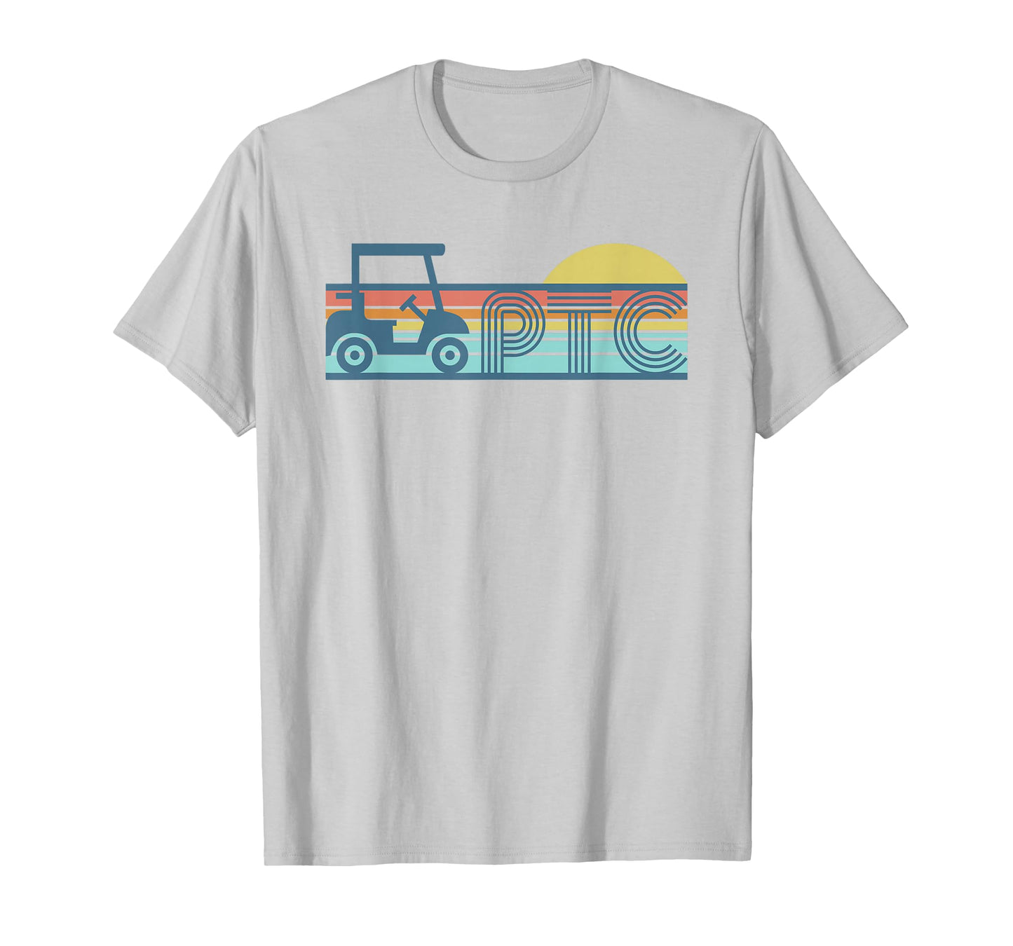 Golf Cart Sunshine Vibe Fun PTC T-Shirt
