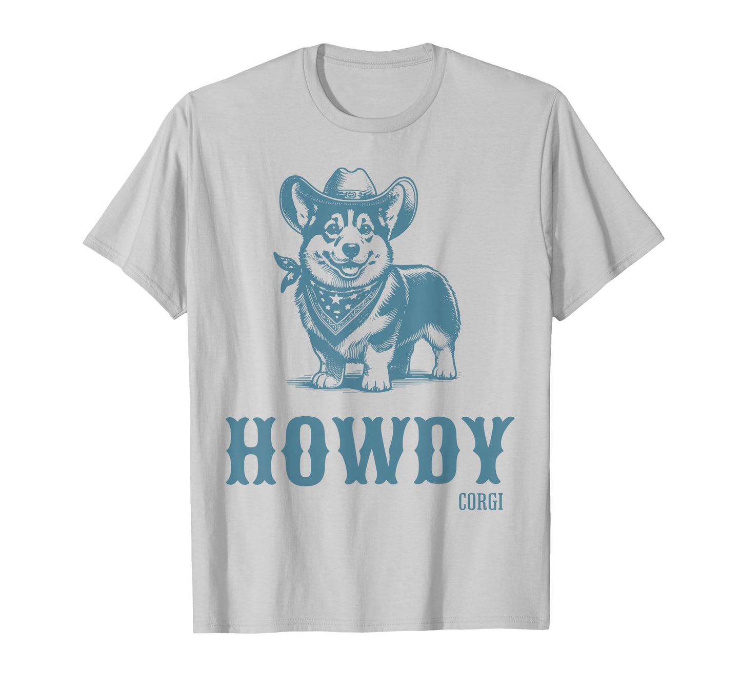 Retro Howdy Corgi Cowboy Western Country Cowboy Cowgirl T-Shirt