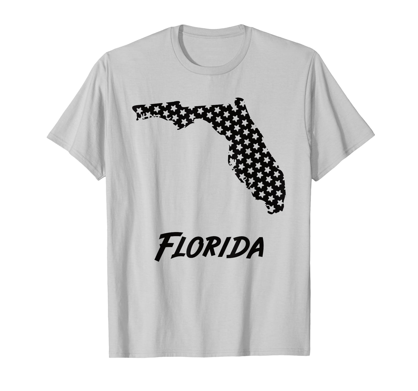 Florida USA State Outline Stars Vintage Retro Design T-Shirt
