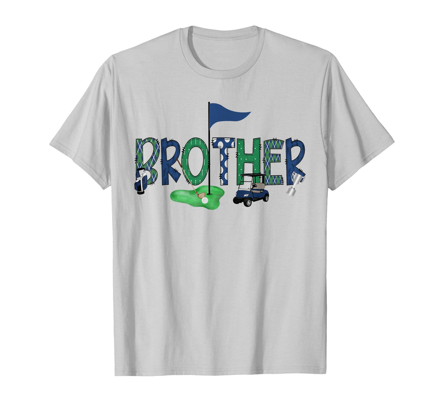 Brother Of The Birthday Boy Hole in One Golf Sport Matching T-Shirt