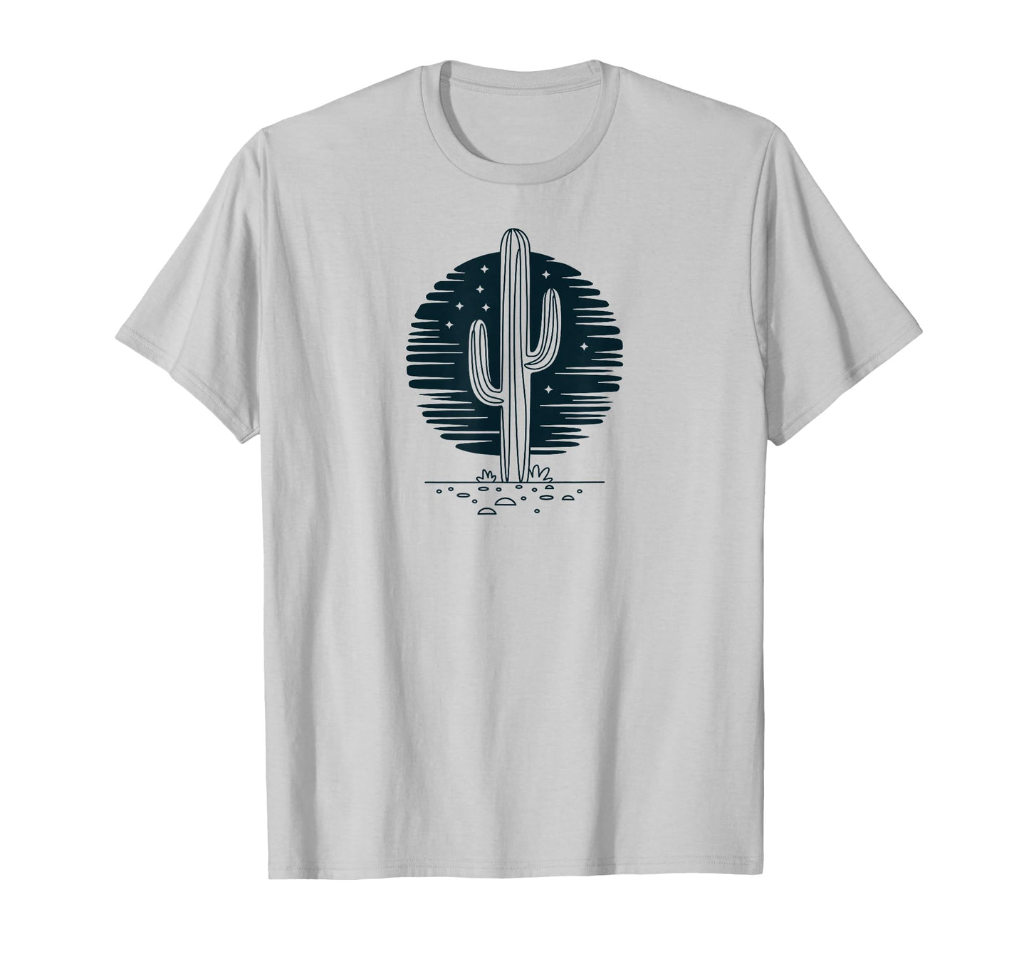 Retro Cowboy Old Western West Cactus Desert Landscape T-Shirt