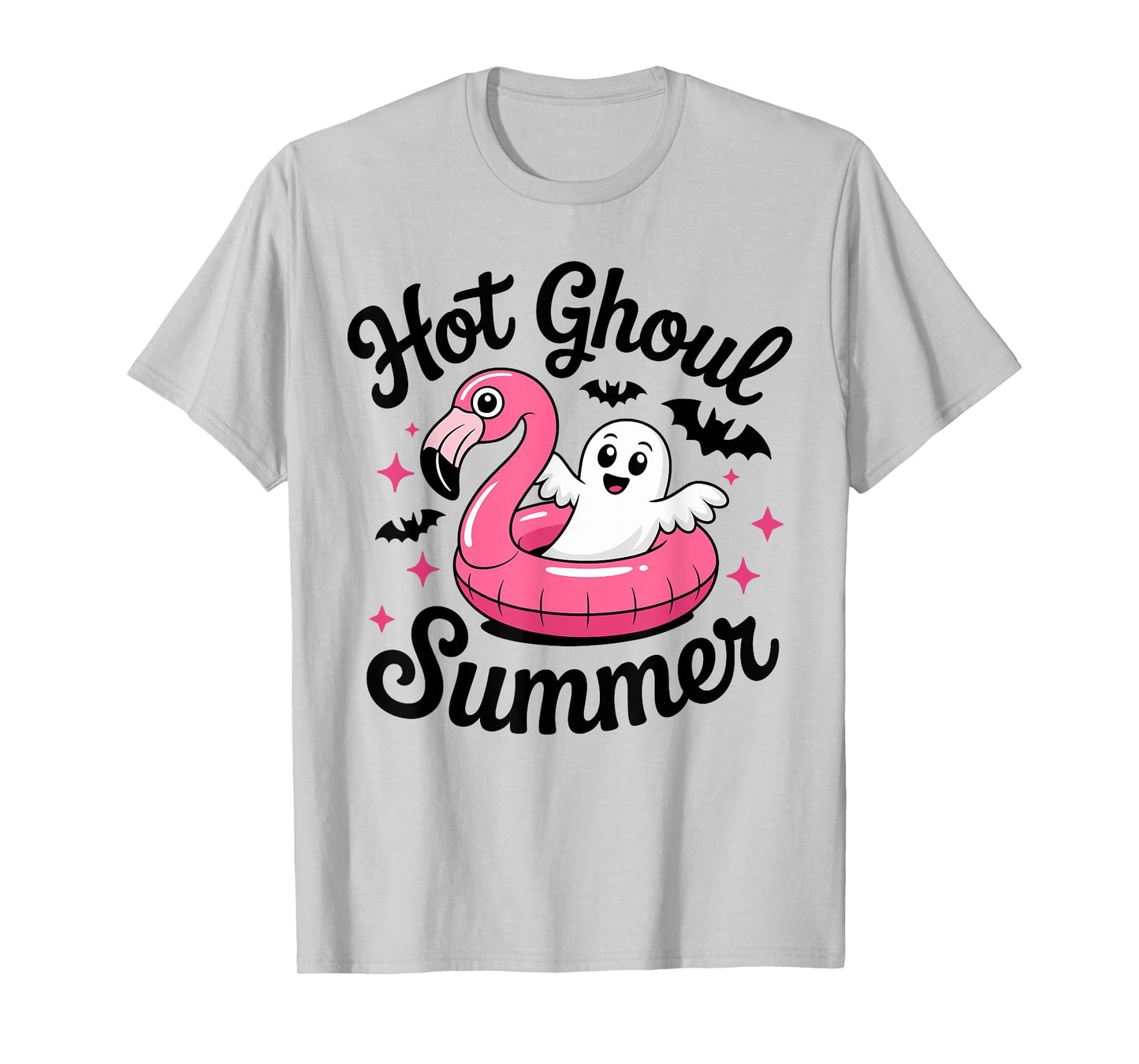 Hot Ghoul Summer Halloween Ghost pool party T-Shirt