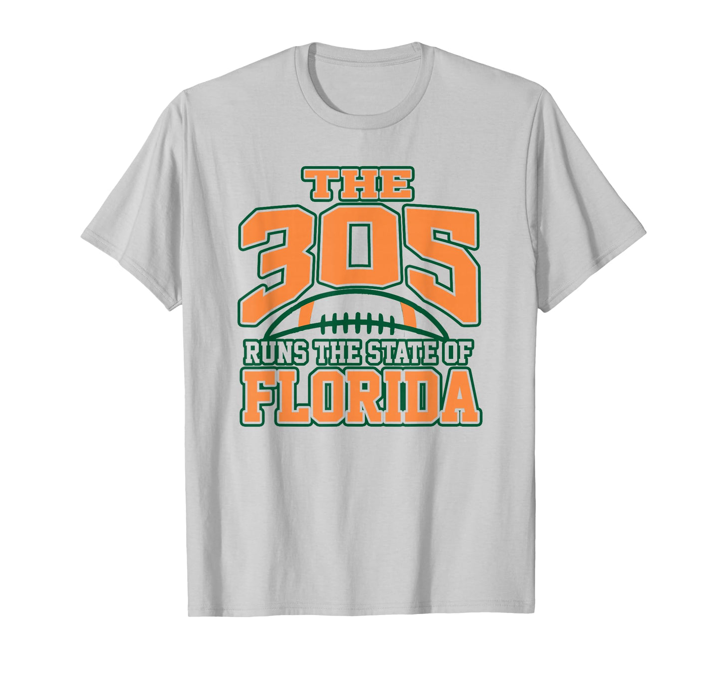 Miami 305 Runs The State of Florida Urban Lifestyle Culture T-Shirt