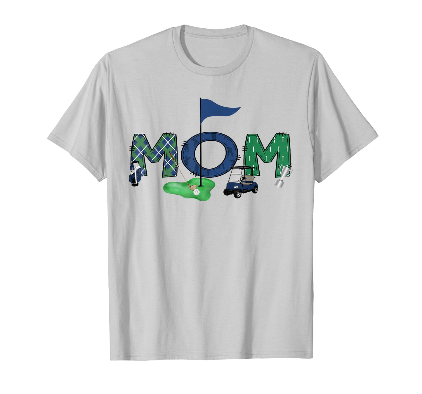 Mom Of The Birthday Boy Hole in One Golf Sport Matching T-Shirt