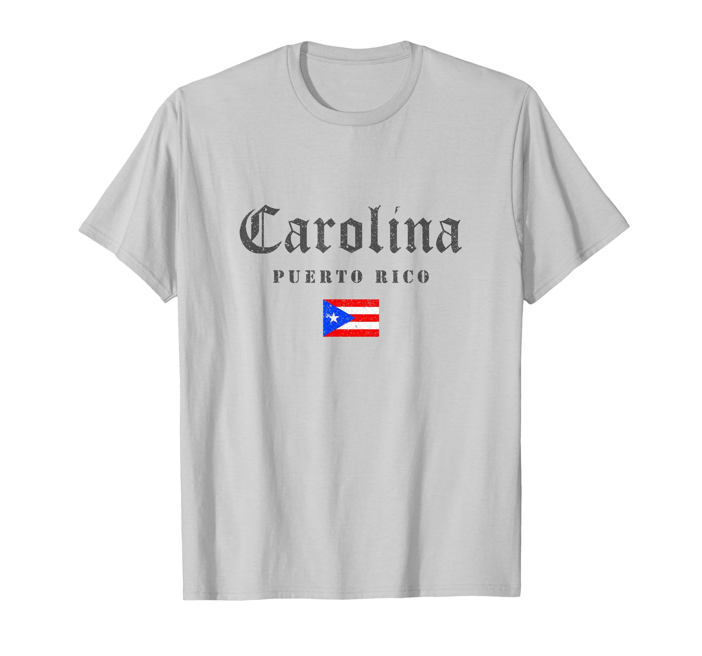 Vintage Carolina Puerto Rico Flag Pride Home Root Travel T-Shirt