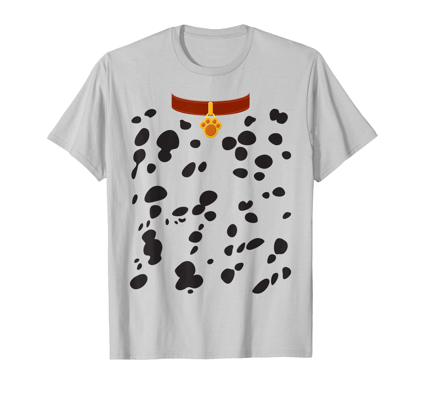 Dog Dalmatian Costume Dalmations Spots Puppy Print Halloween T-Shirt