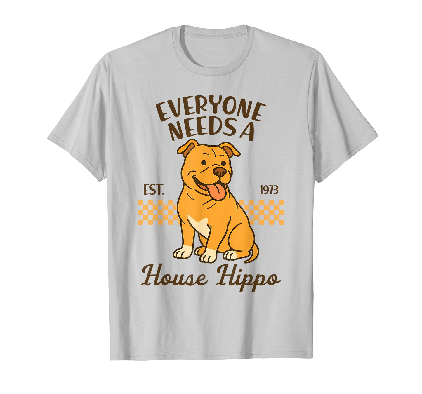 Pitbull Mom Pittie Mom Dog Mama Everyone Needs A House Hippo T-Shirt