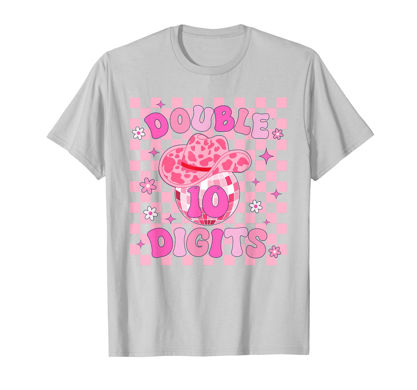 10 Double Digits 10th Birthday Rodeo Cowgirl 10 Year Old T-Shirt